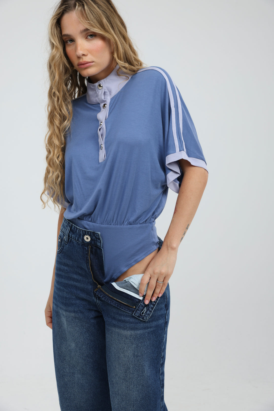 Wanderlight Blue Bodysuit