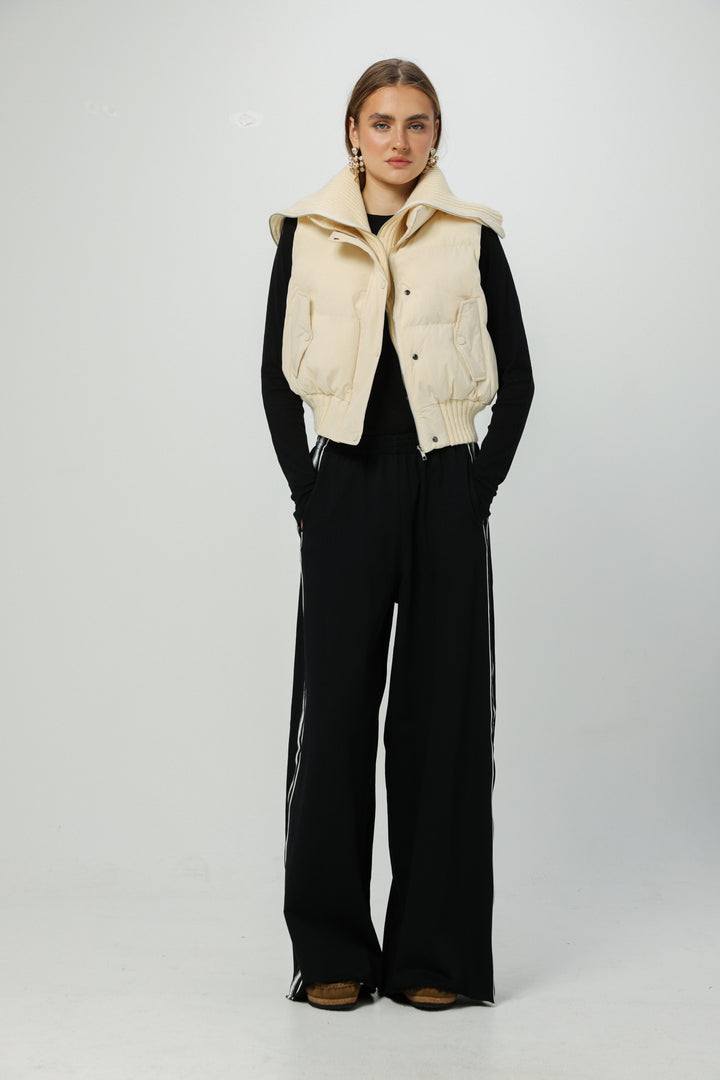וסט בצבע חום בהיר לאישה Mine Cream Vest