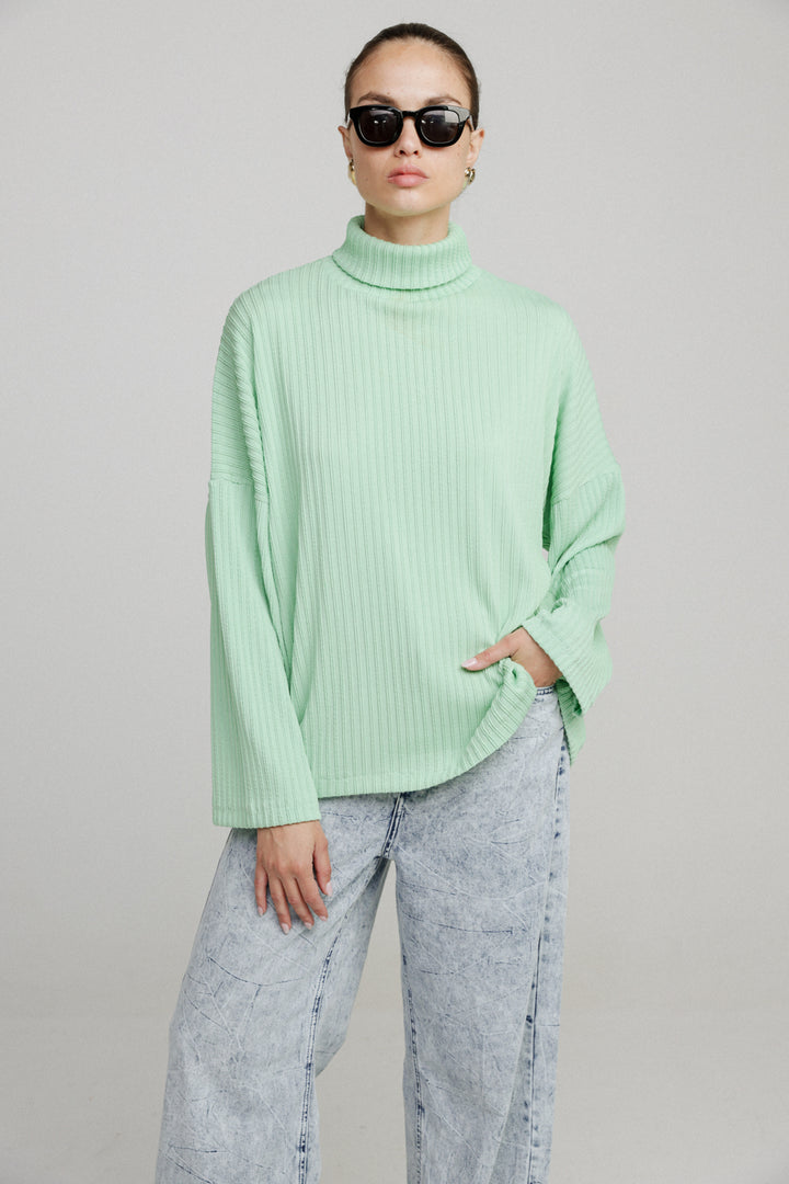 Wanted Mint Oversized Jumper