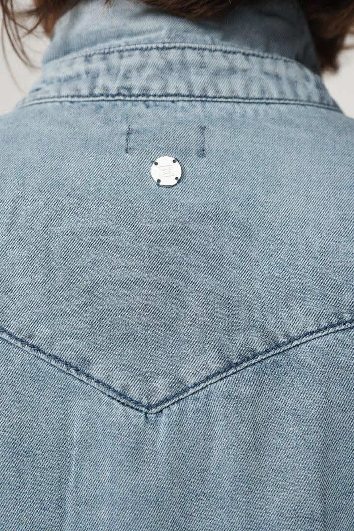 Soft Blue Denim Shirt