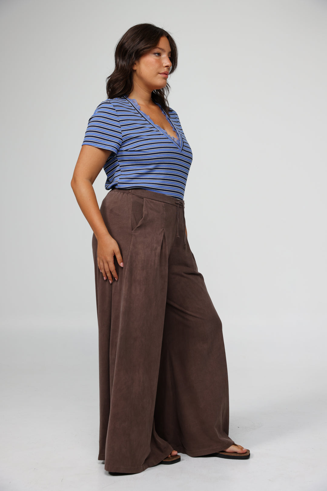 Mystery Blue Striped T-Shirt