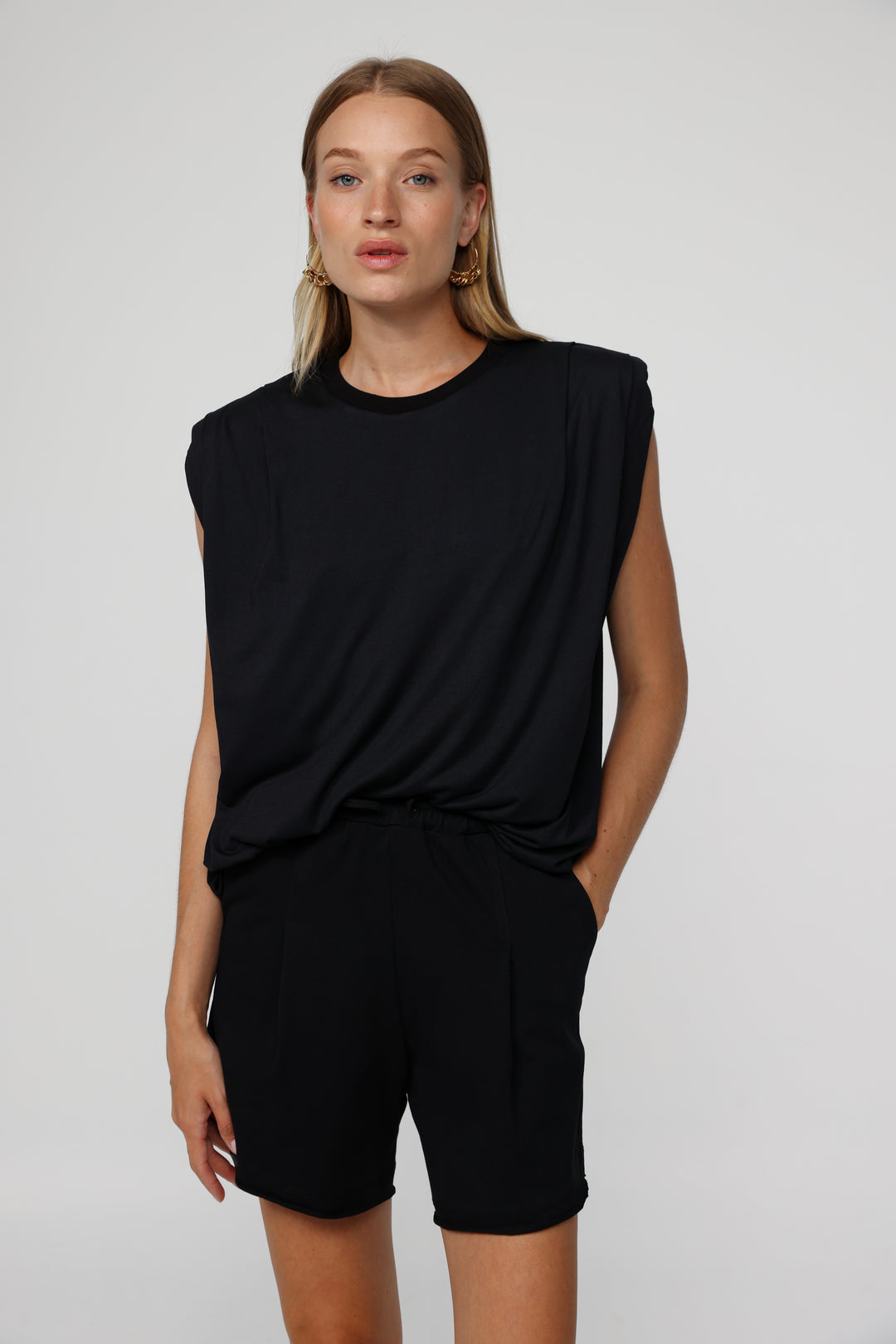 DNA Black Padded Tank