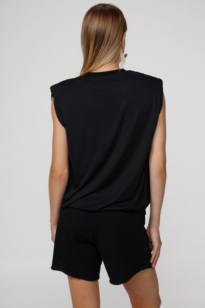 DNA Black Padded Tank