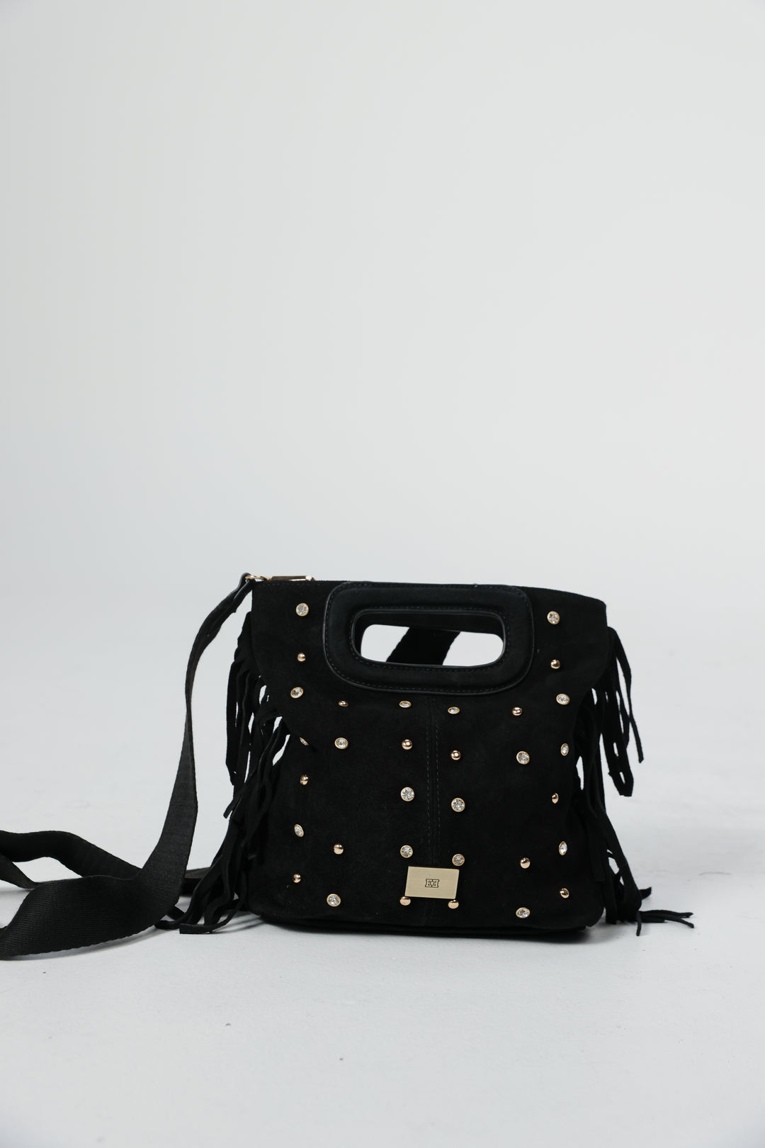 Starlight Black Suede Bag