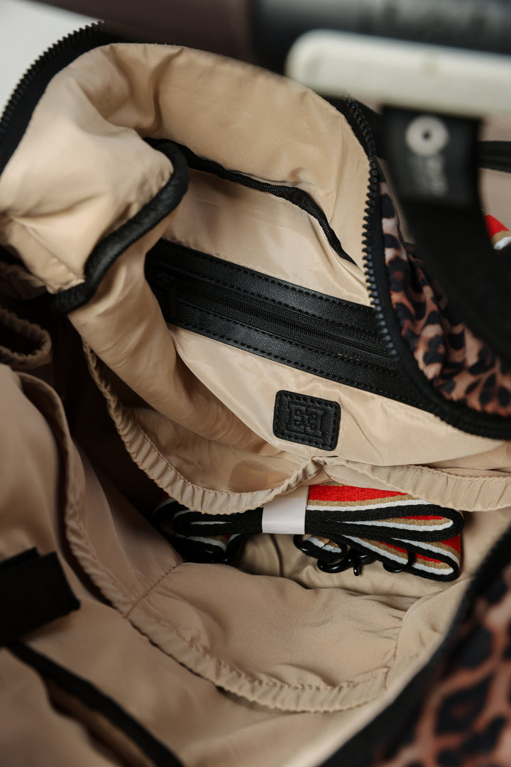 Dark Leopard Diaper Bag