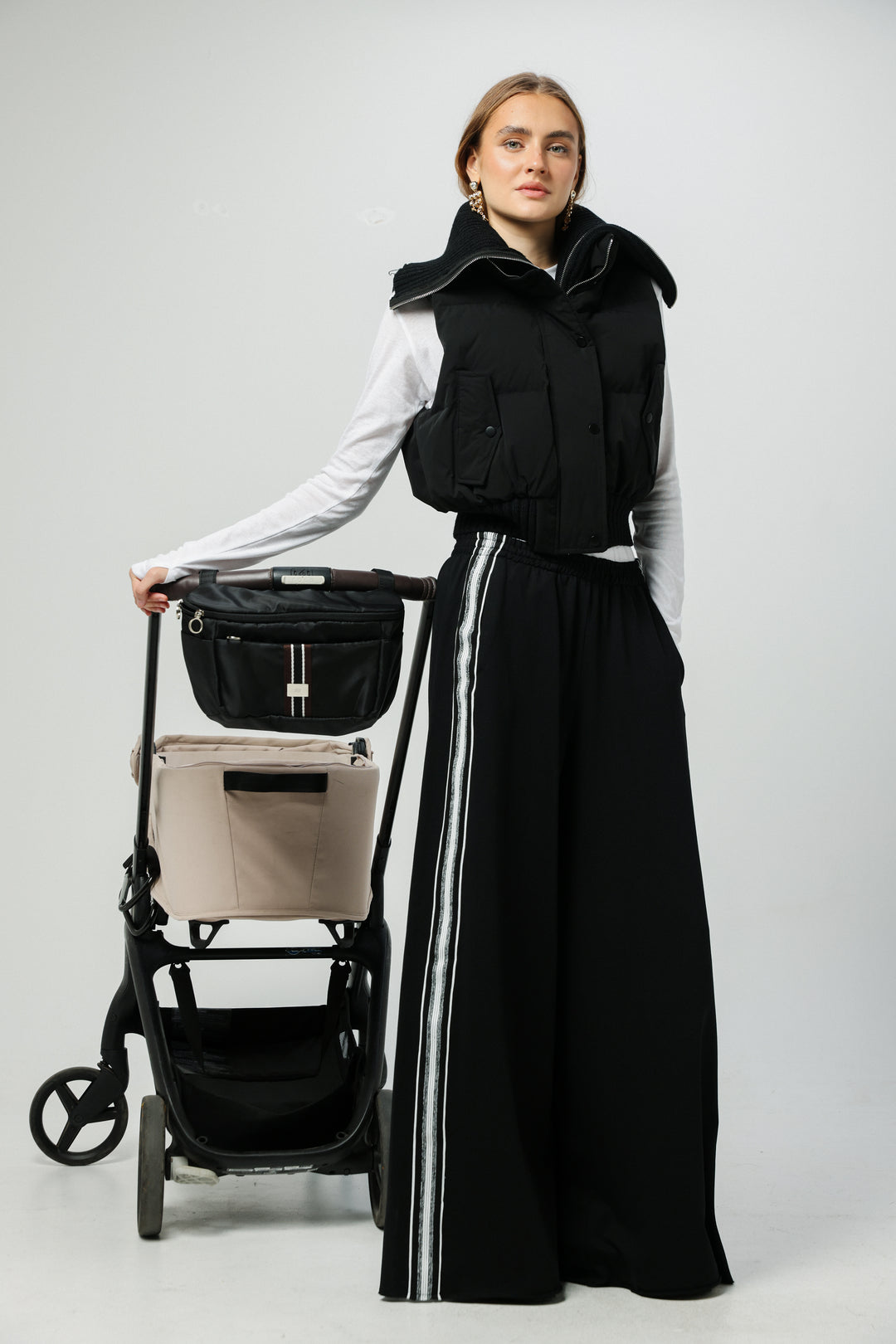 Black Stroller Organizer Bag תיק ארגונית שחור לעגלה