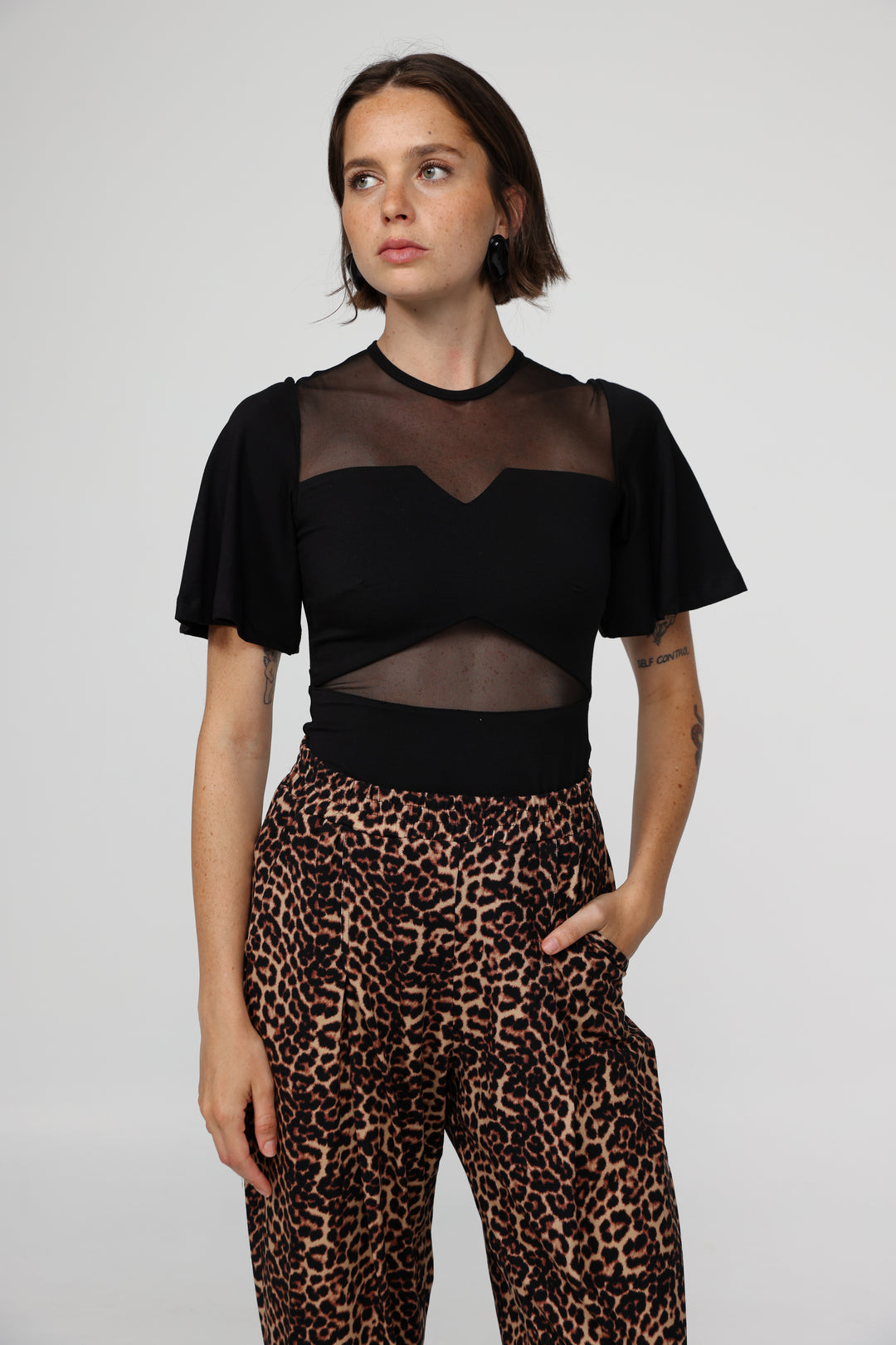 Waves Black T-Shirt