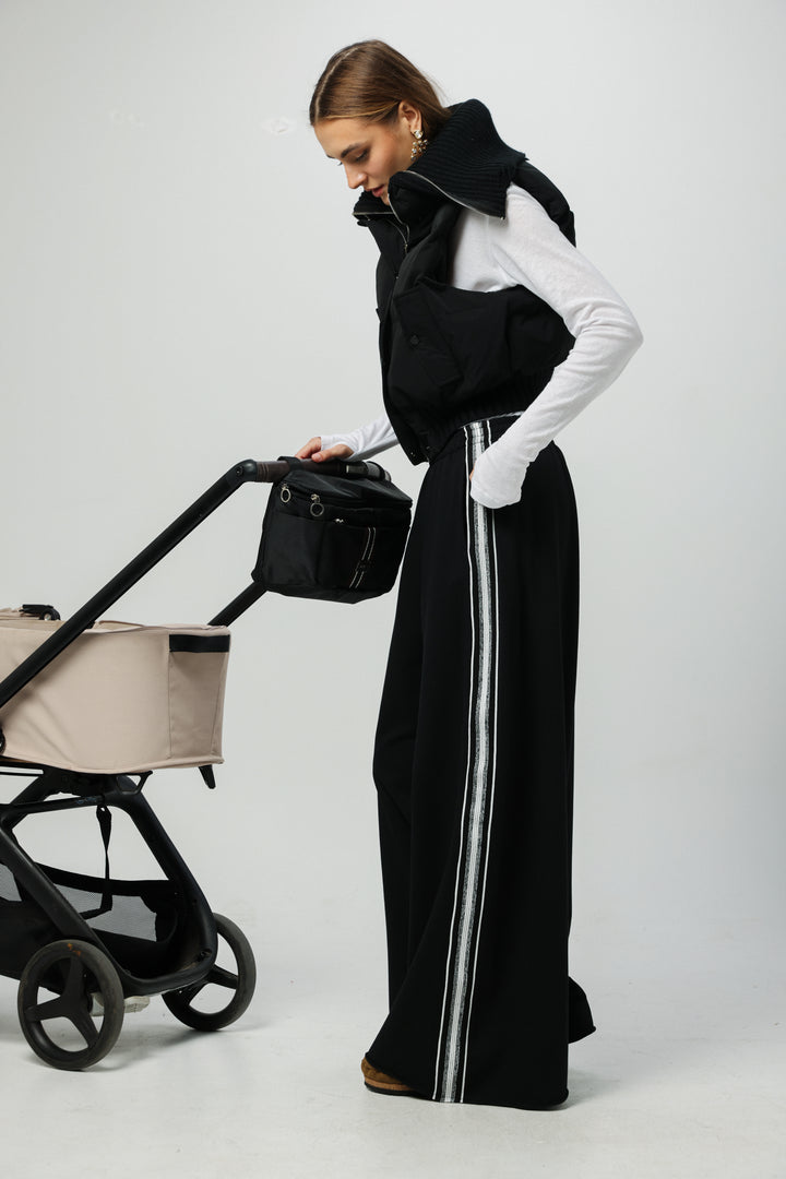 תיק ארגונית שחור עם חיבור אוניברסלי Black Stroller Organizer Bag