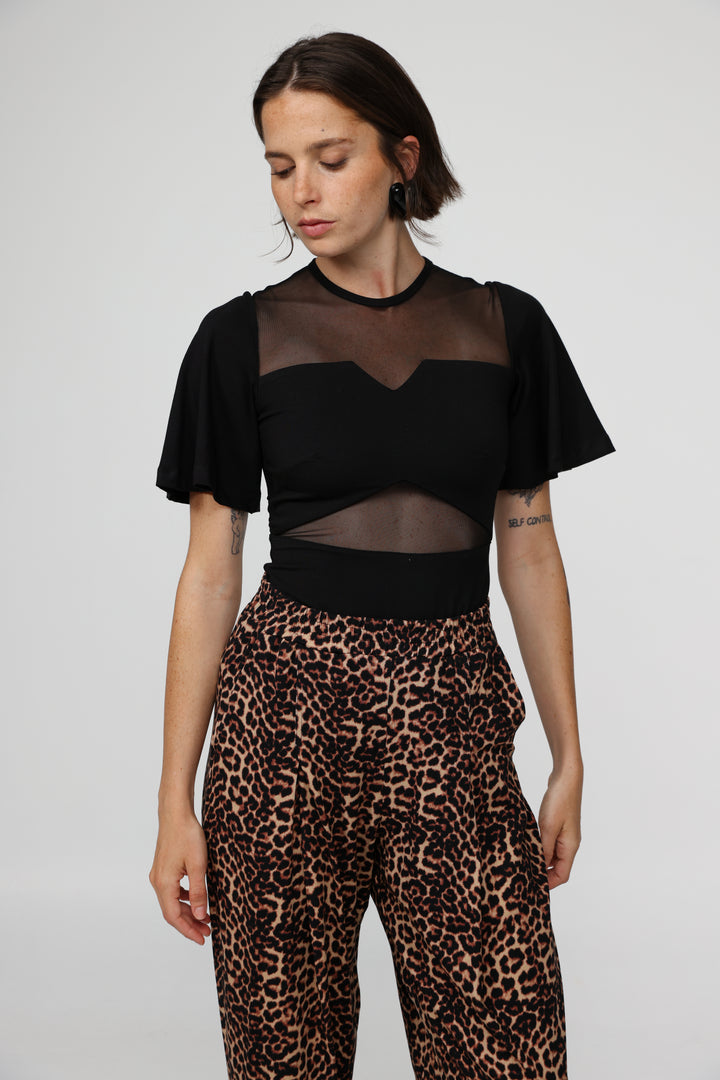 Waves Black T-Shirt