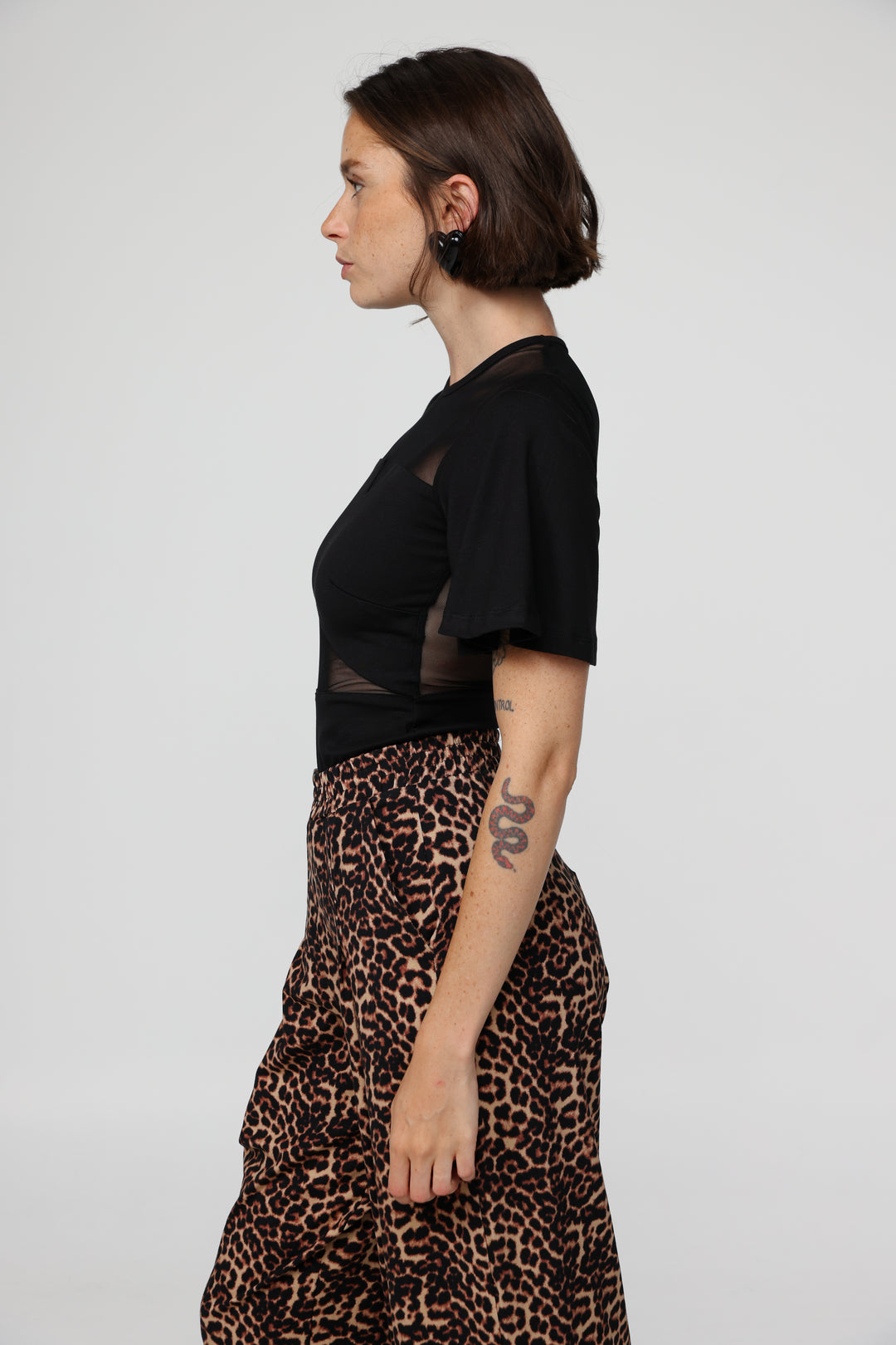 Waves Black T-Shirt
