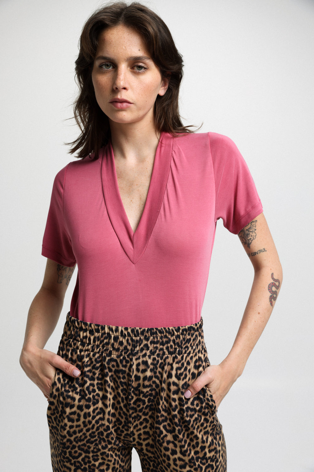 Vivian Pink Bodysuit