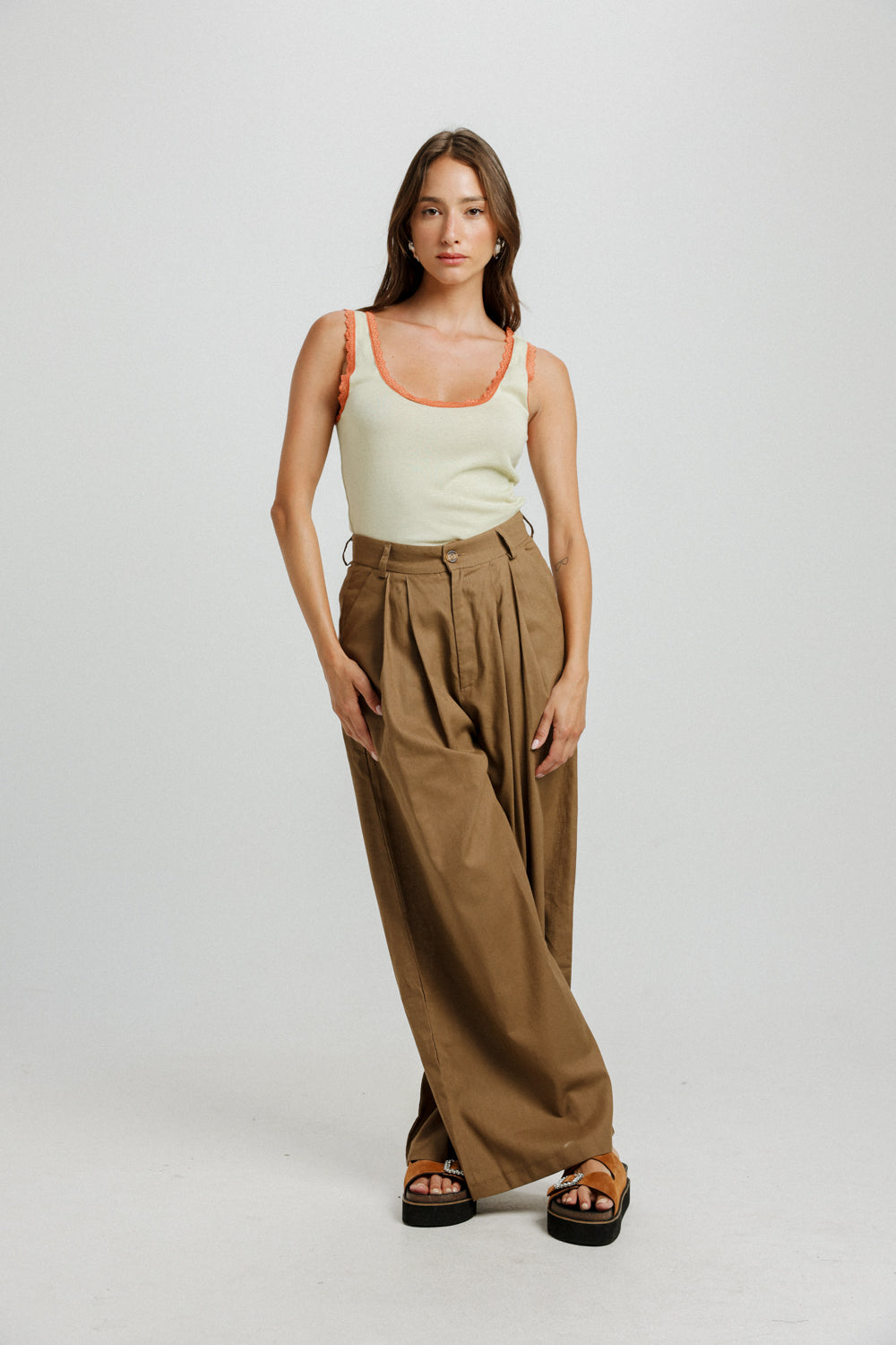 Linen Brown Bottoms