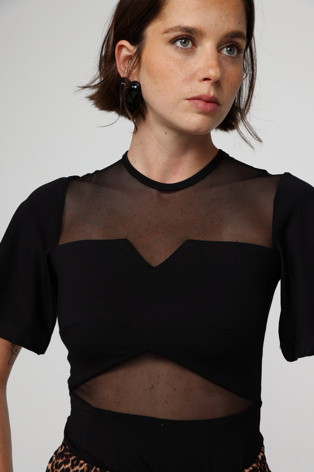 Waves Black T-Shirt