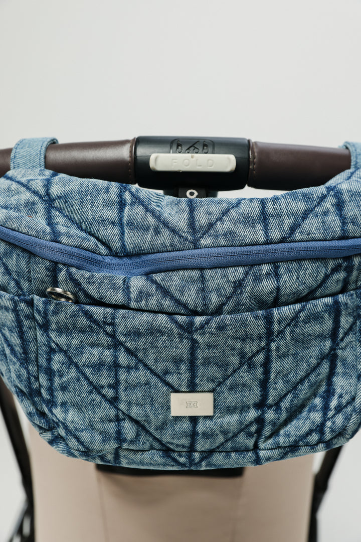 תיק ארגונית ג'ינס סיסטארז Denim Stroller Organizer Bag