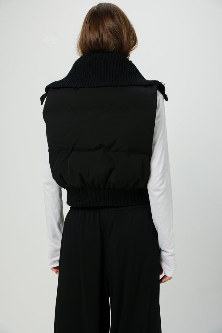 וסט שחור גב Mine Black Vest