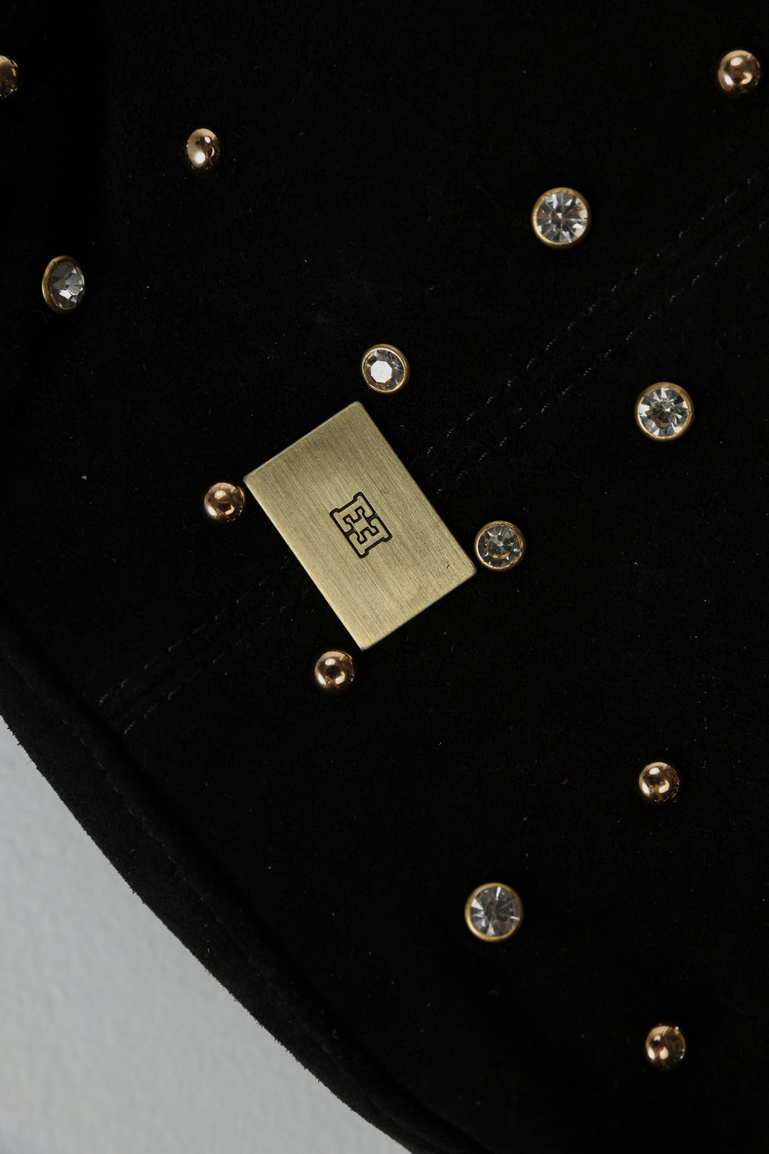 Starlight Black Suede Bag