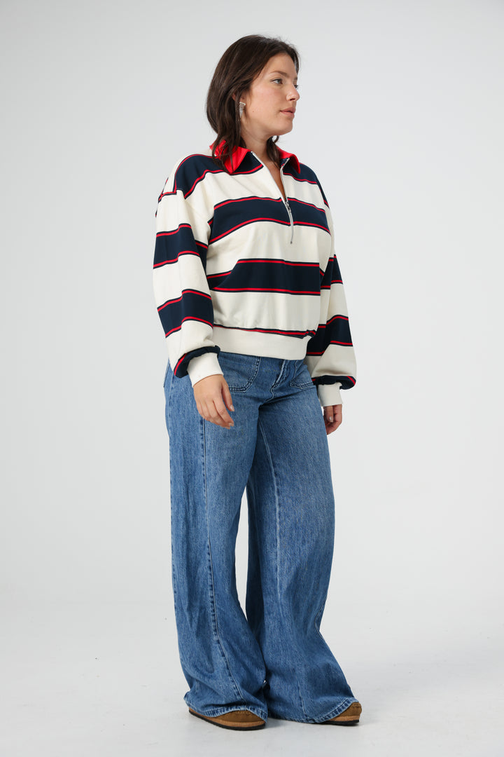 Nostalgia Camel Stripes Polo