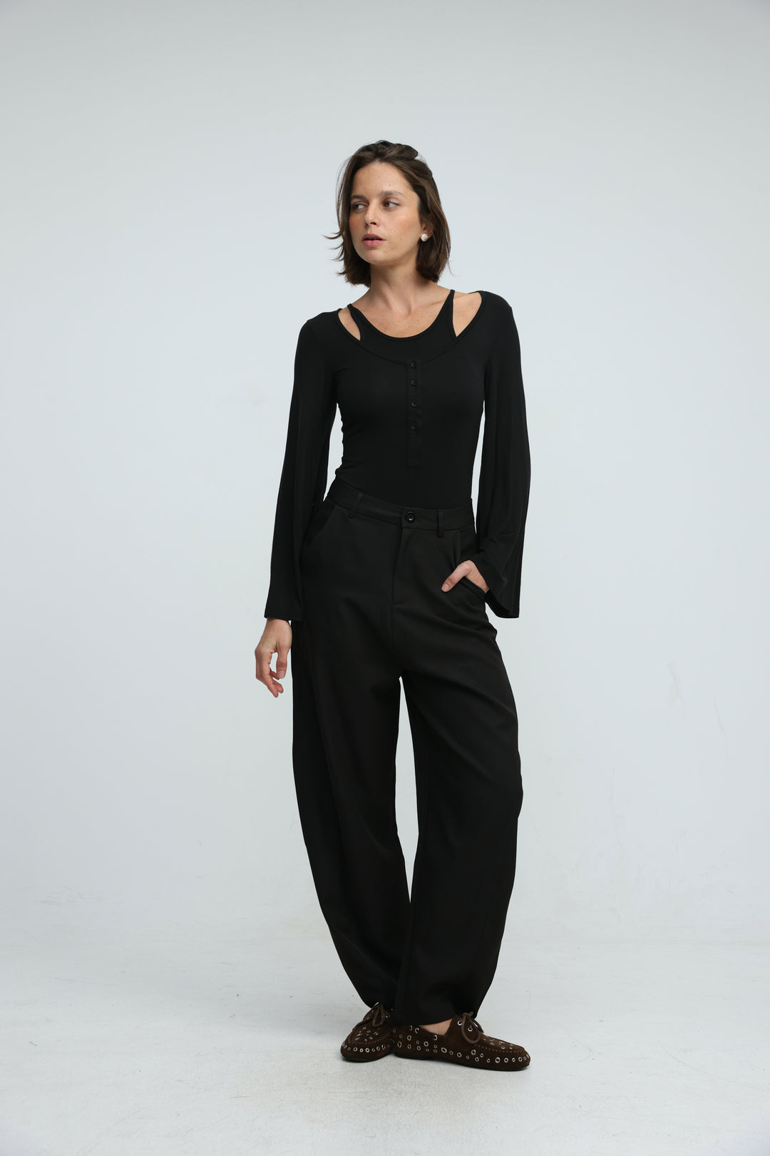 Duplicate Black Bodysuit