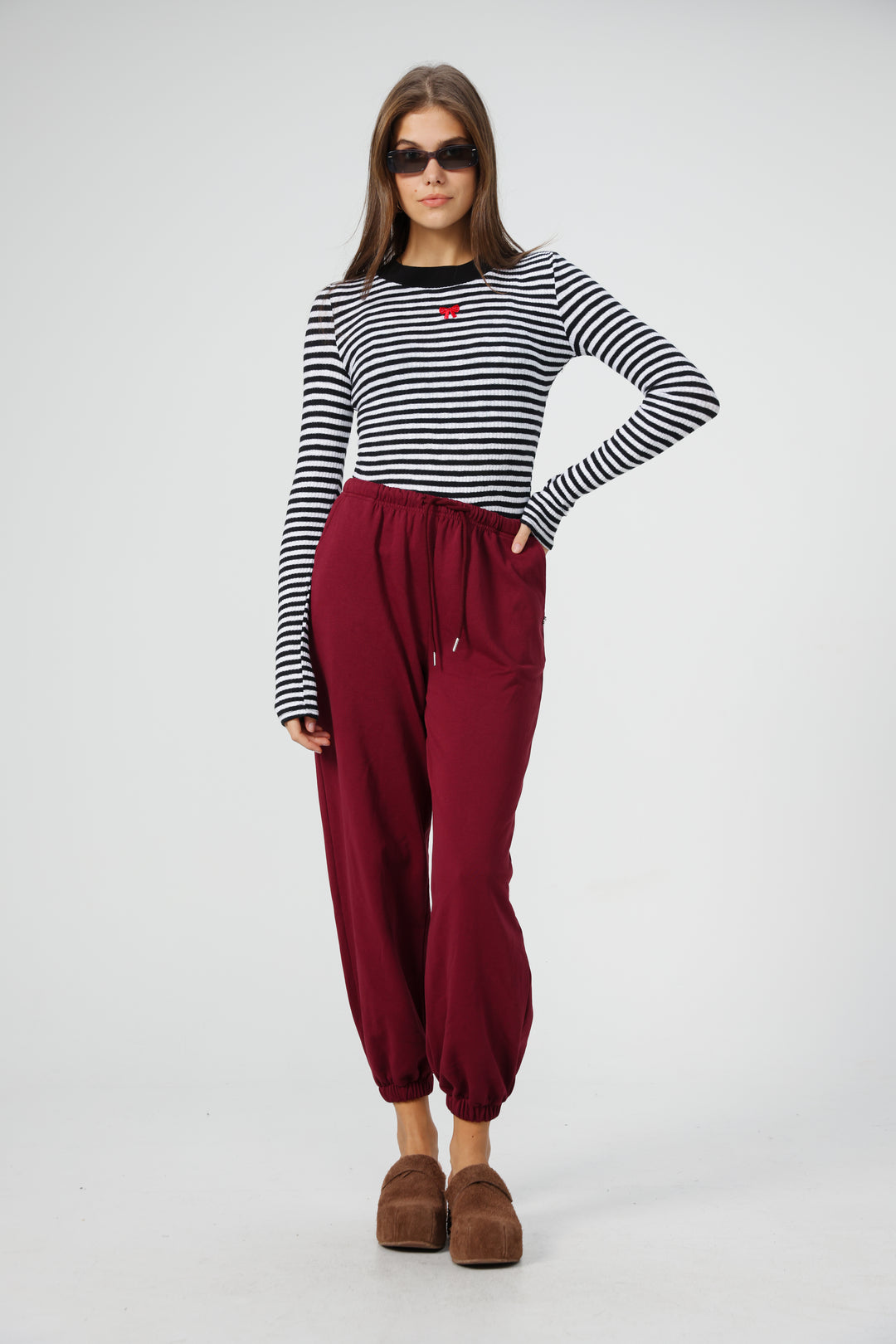 Candy Black Striped Shirt