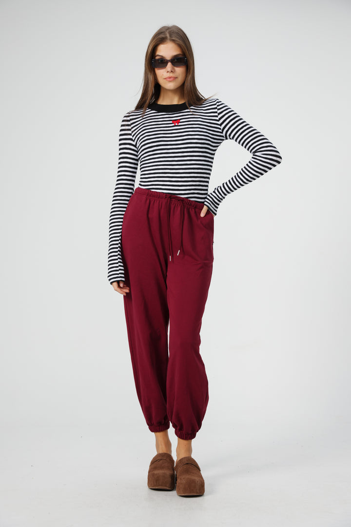 Candy Black Striped Shirt