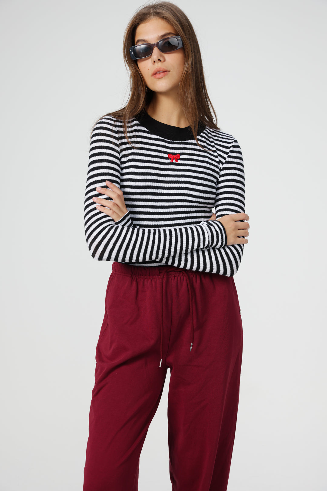 Candy Black Striped Shirt