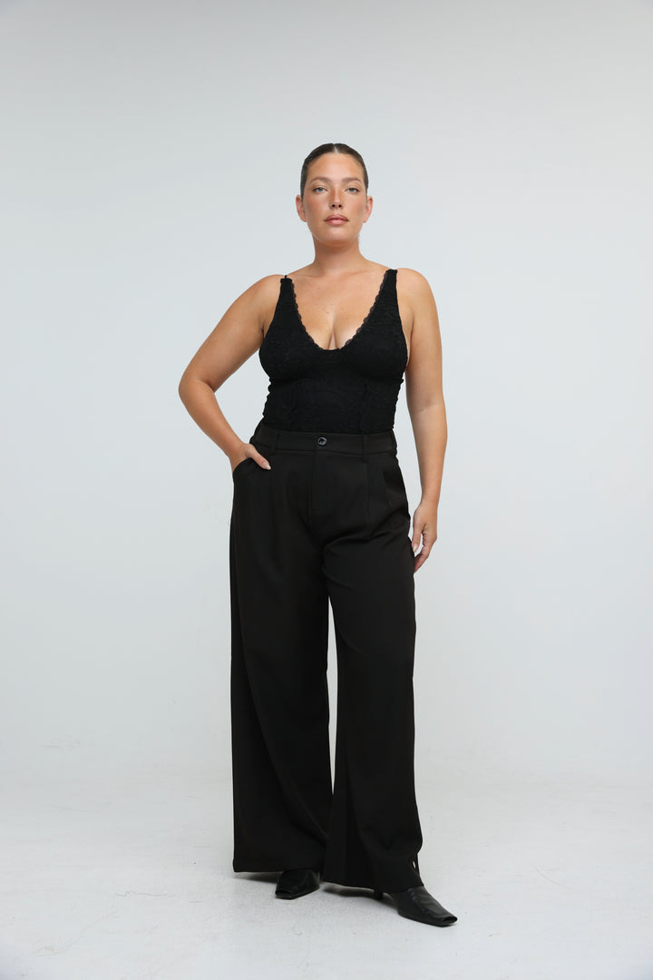 Tempt Black Bodysuit