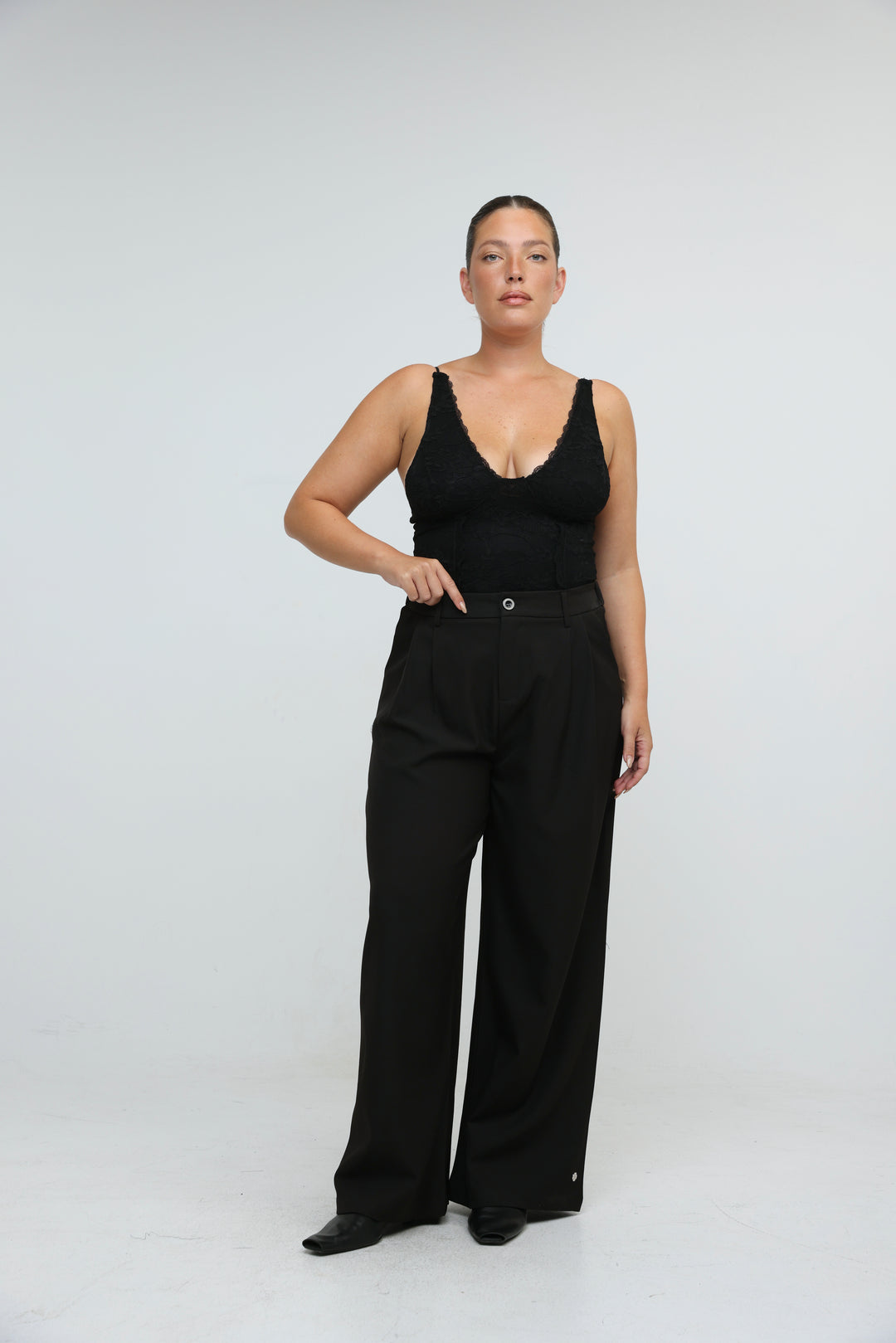 Tempt Black Bodysuit