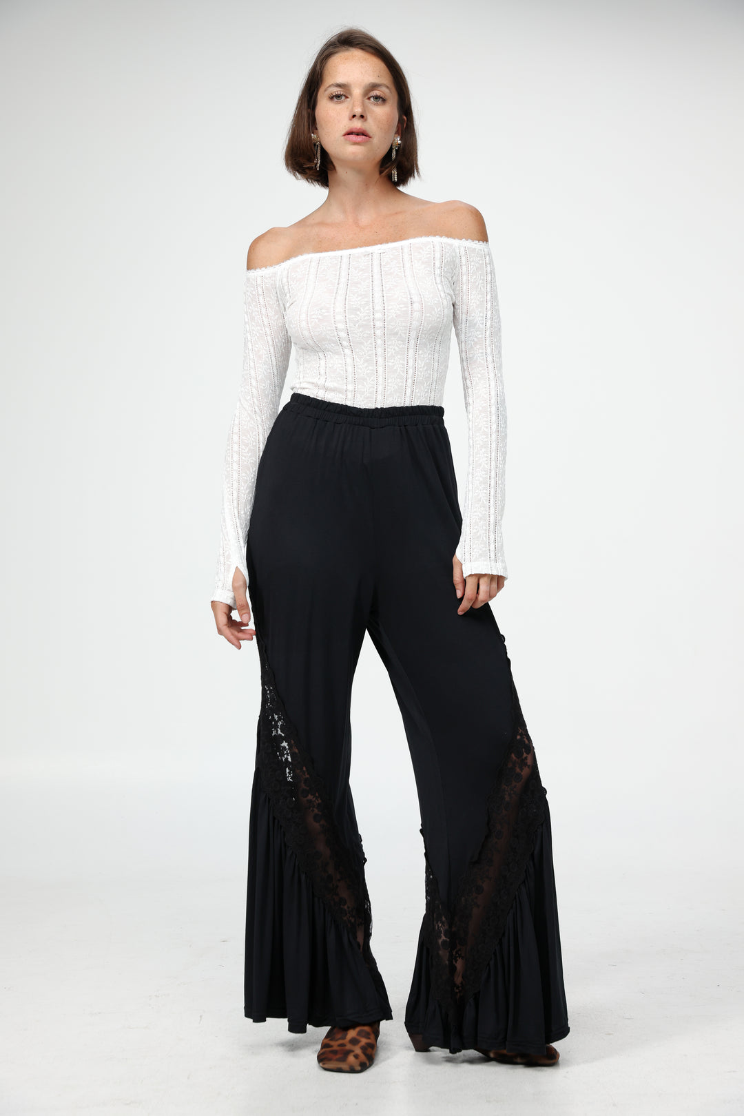 Free Black Lace Bottoms