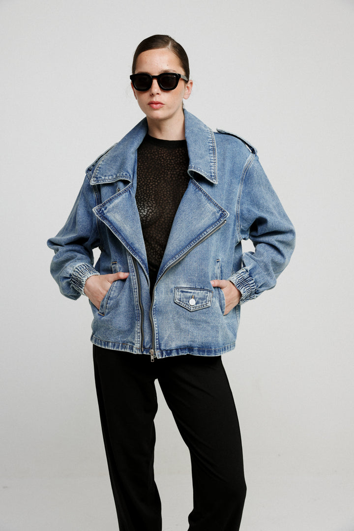 Cheers Blue Denim Jacket