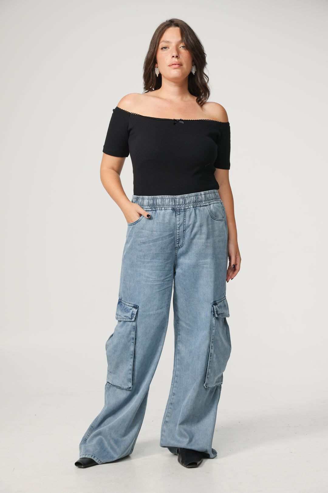 Mateo White Off Shoulder Bodysuit