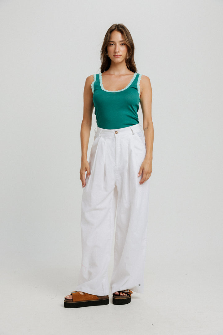 Linen White Bottoms