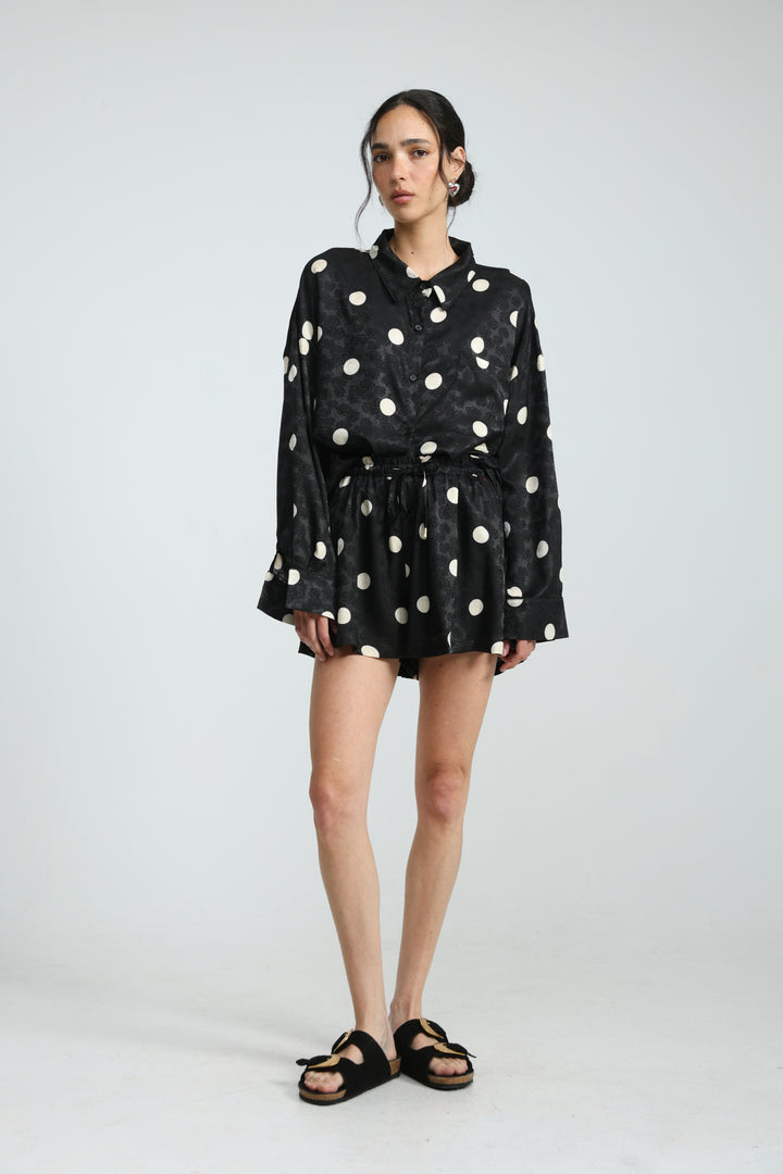 Twilight Black Dots Shorts