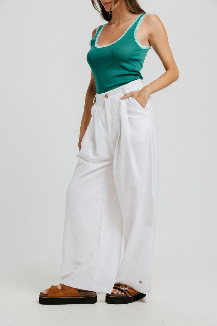 Linen White Bottoms