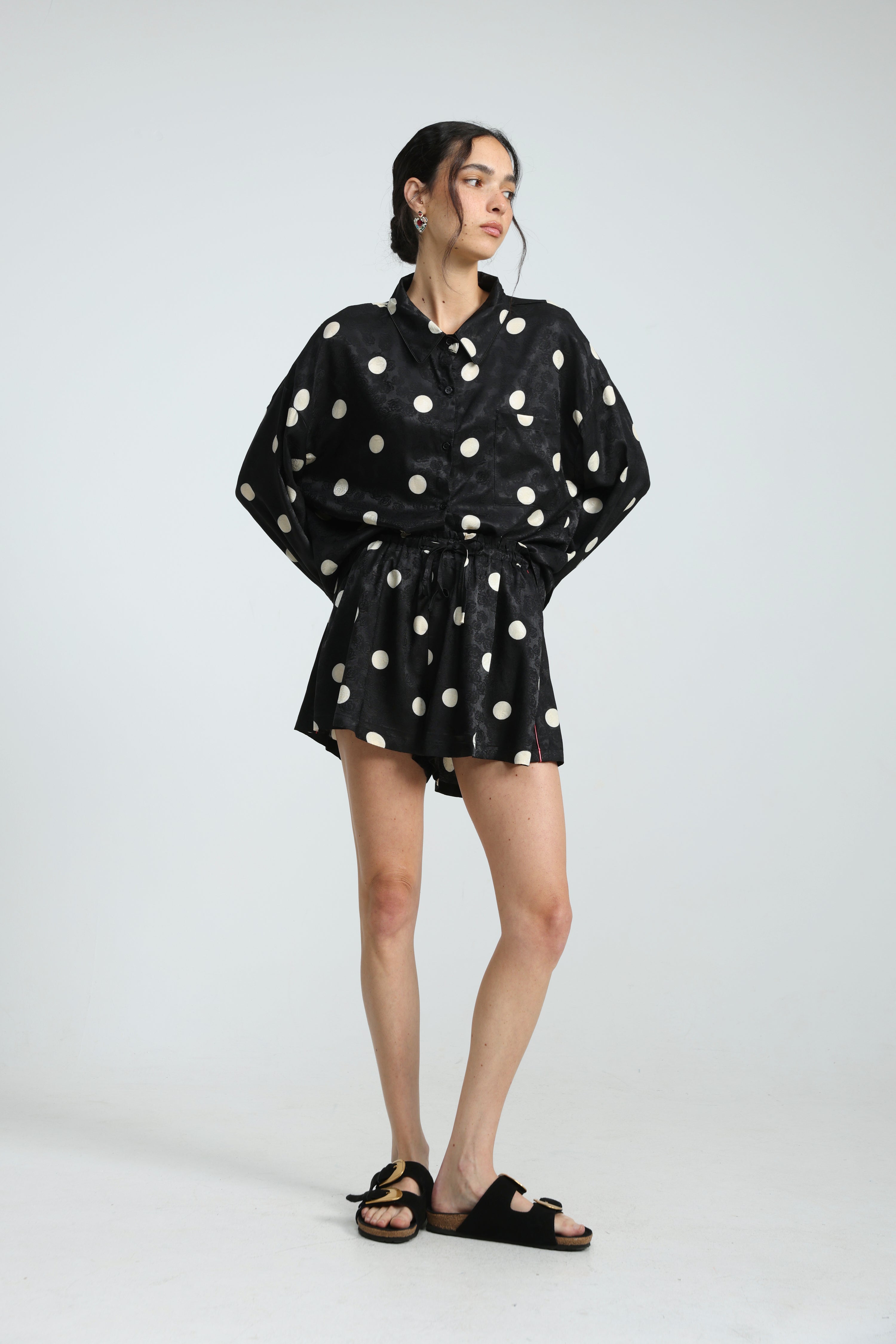 Twilight Black Dots Shorts – SEESTARZ