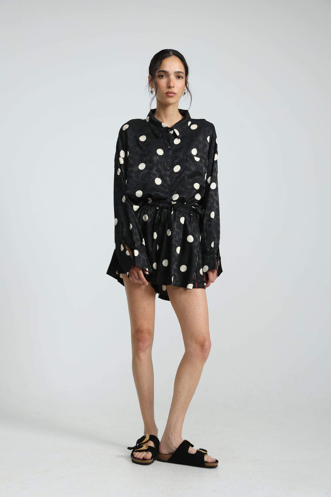 Twilight Black Dots Shorts