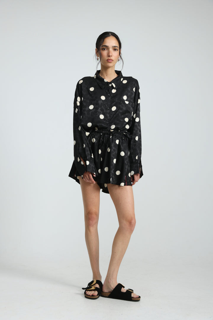Twilight Black Dots Shorts