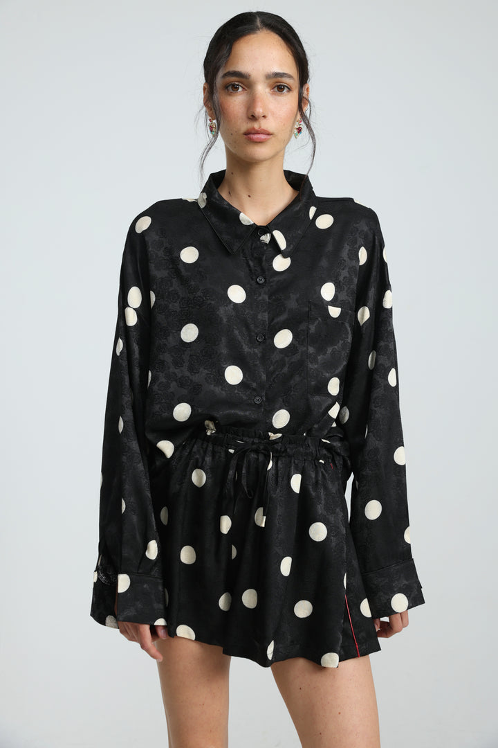 Twilight Black Dots Shorts