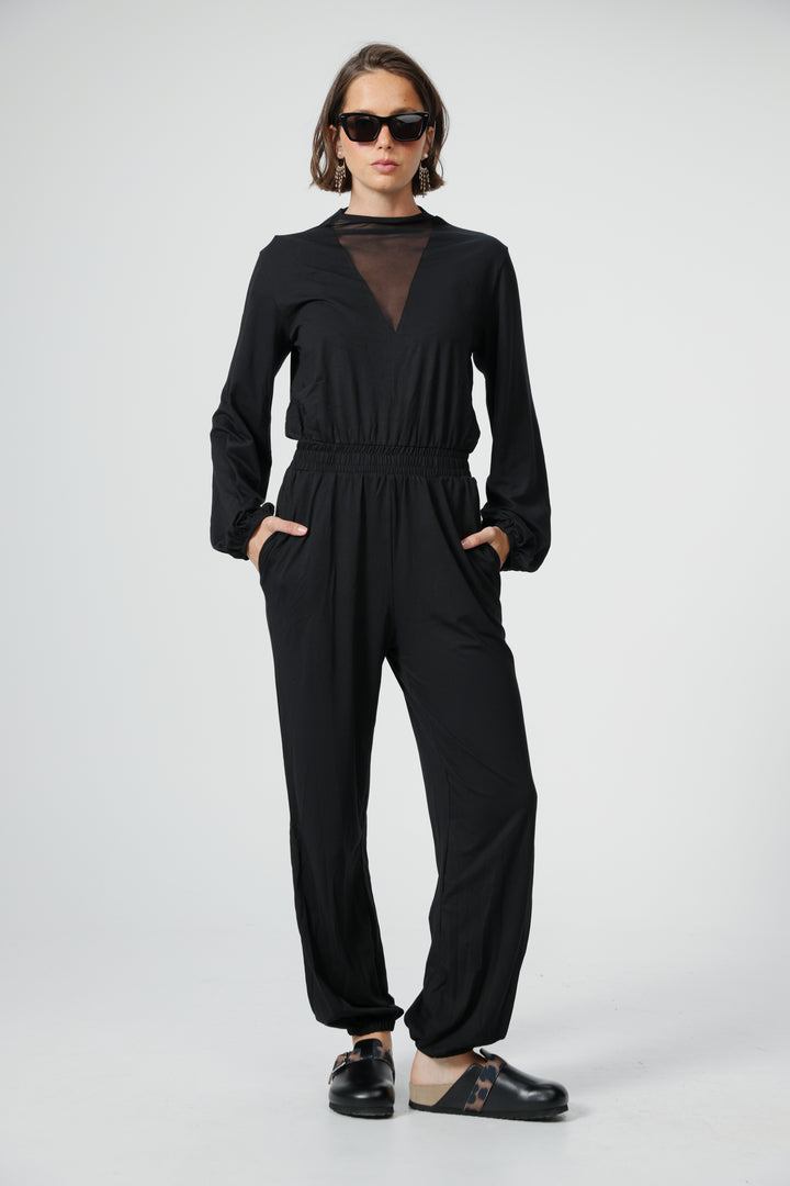 Field Black Jumpsuit