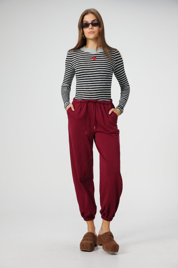 Candy Grey Striped Shirt