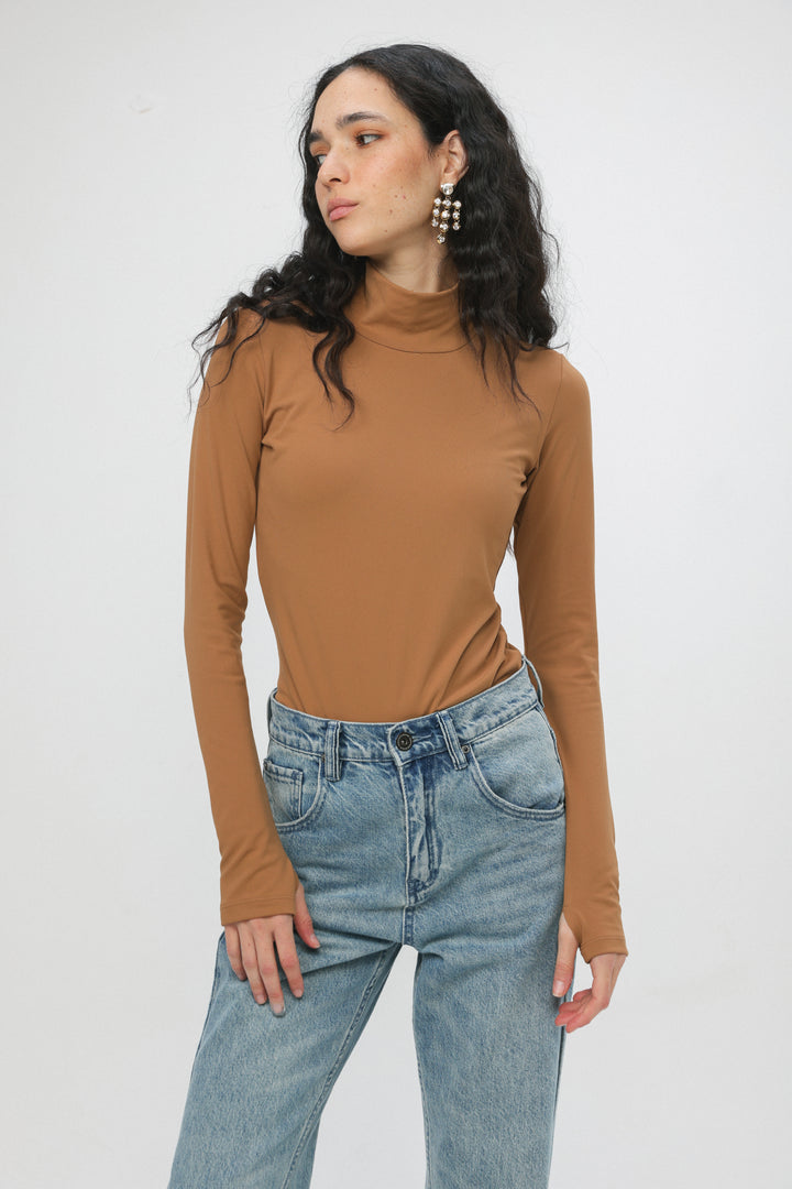 Warm Camel Bodysuit