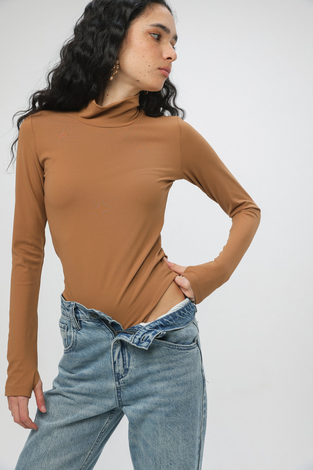 Warm Camel Bodysuit