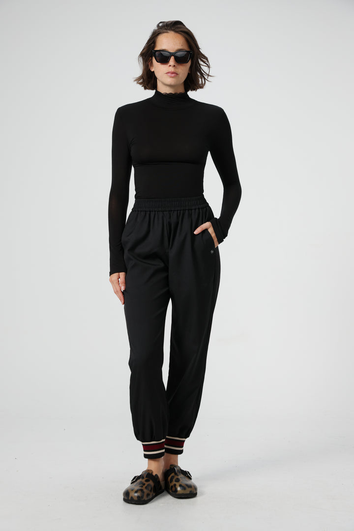 Clean12 Black High Neck Shirt