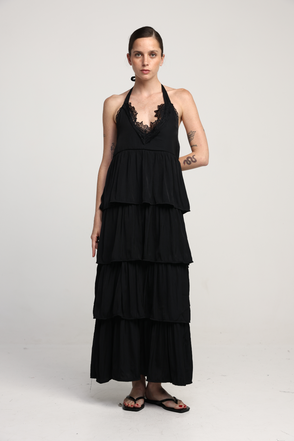 Congrats Black Maxi Dress