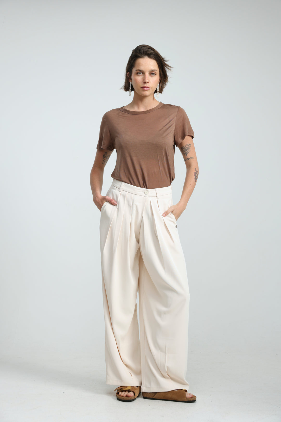 Clean36 Brown T-Shirt