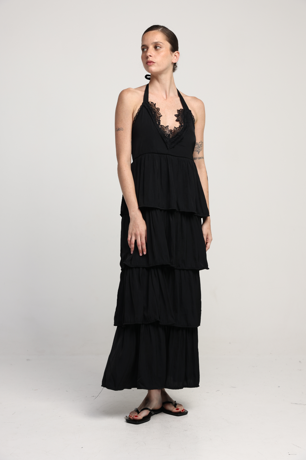 Congrats Black Maxi Dress