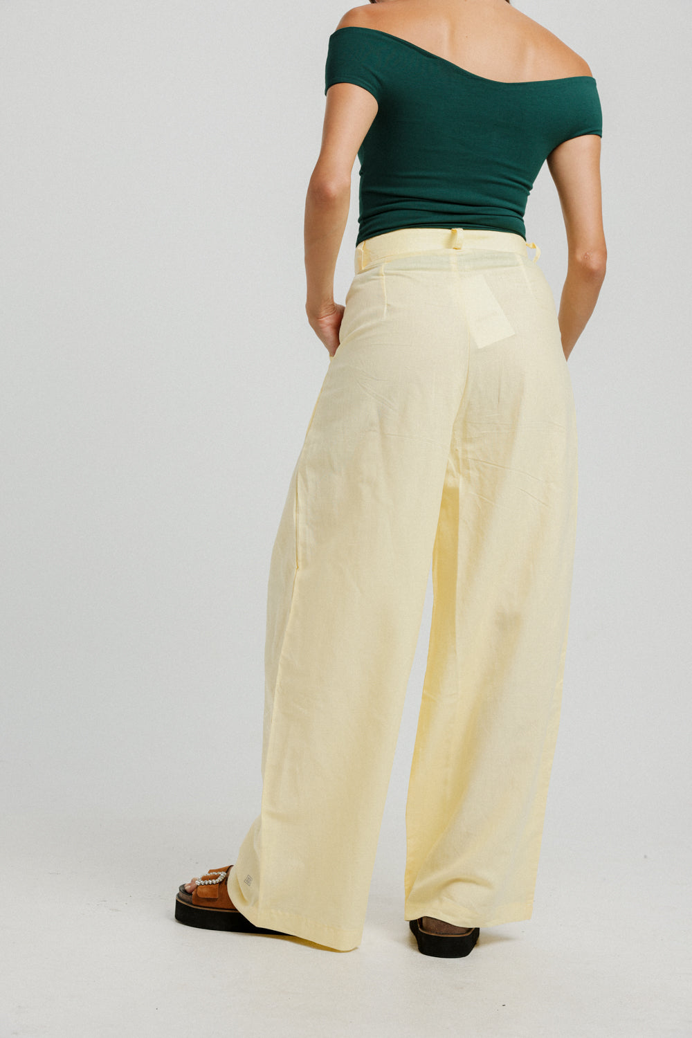 Linen Yellow Bottoms