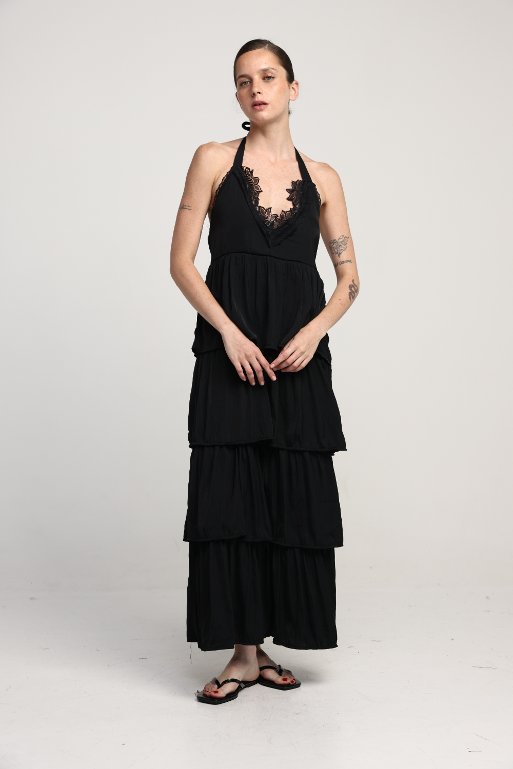 Congrats Black Maxi Dress