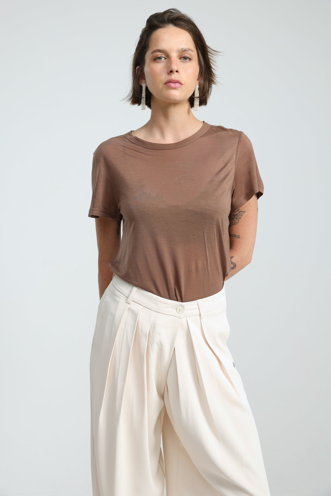 Clean36 Brown T-Shirt