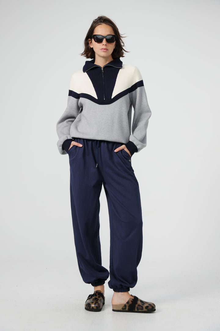 Peer Navy Sweater