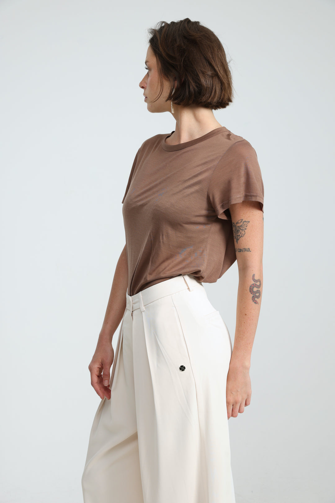 Clean36 Brown T-Shirt